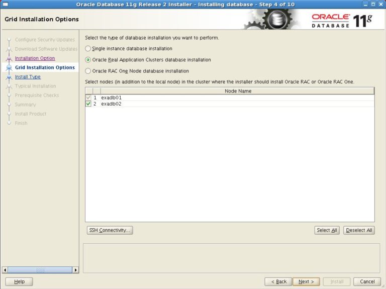 Oracle Database Software Installation and Create Database on RAC – ALL DBA